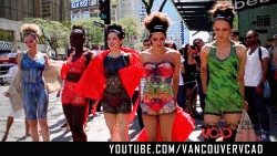 Flash Fashion Walk in Vancouver BC by VCAD